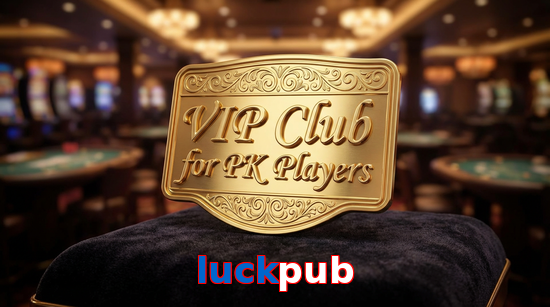 Main screen of Luckpub vip page for PK players